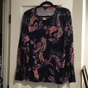 Paisley Sweater. Talbots. Size XL. NWT